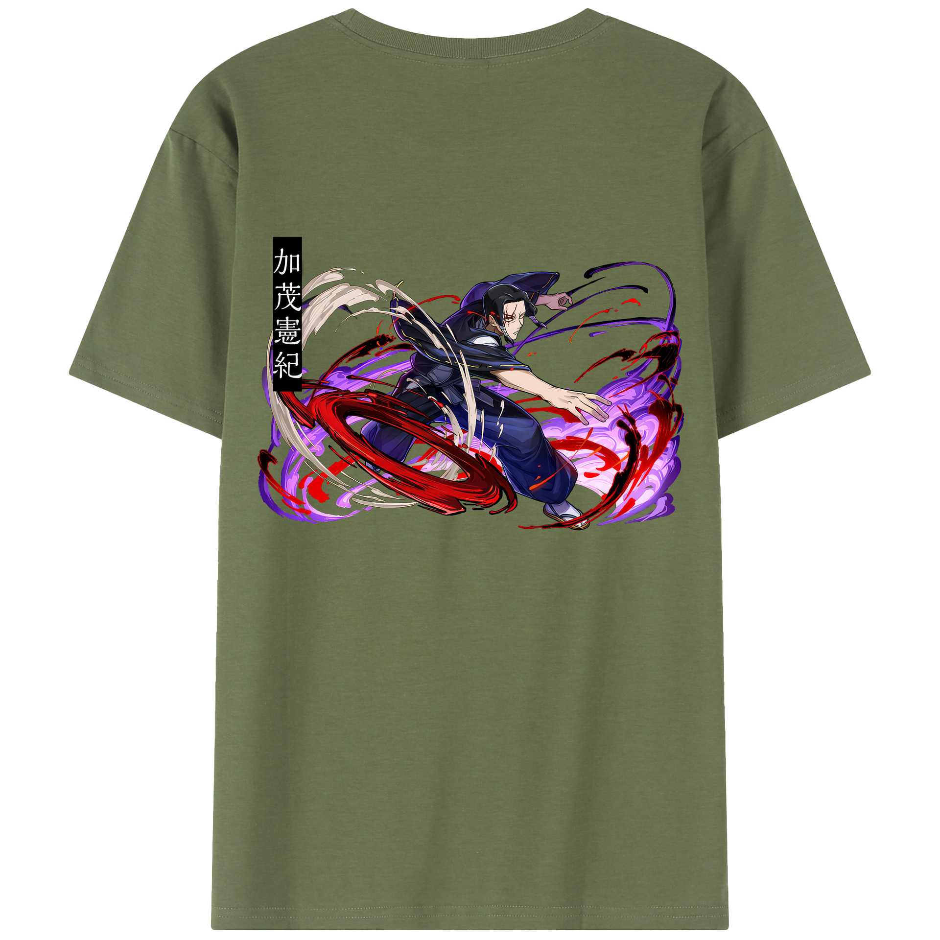 （画像用） 呪術廻戦 Jujutsu Kaisen 綿100％半袖Tシャツ（背面プリント）